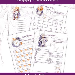 Happy Halloween Journal Planner kit