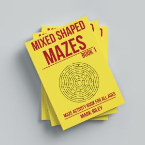 Mixed Shaped Mazes Book 1