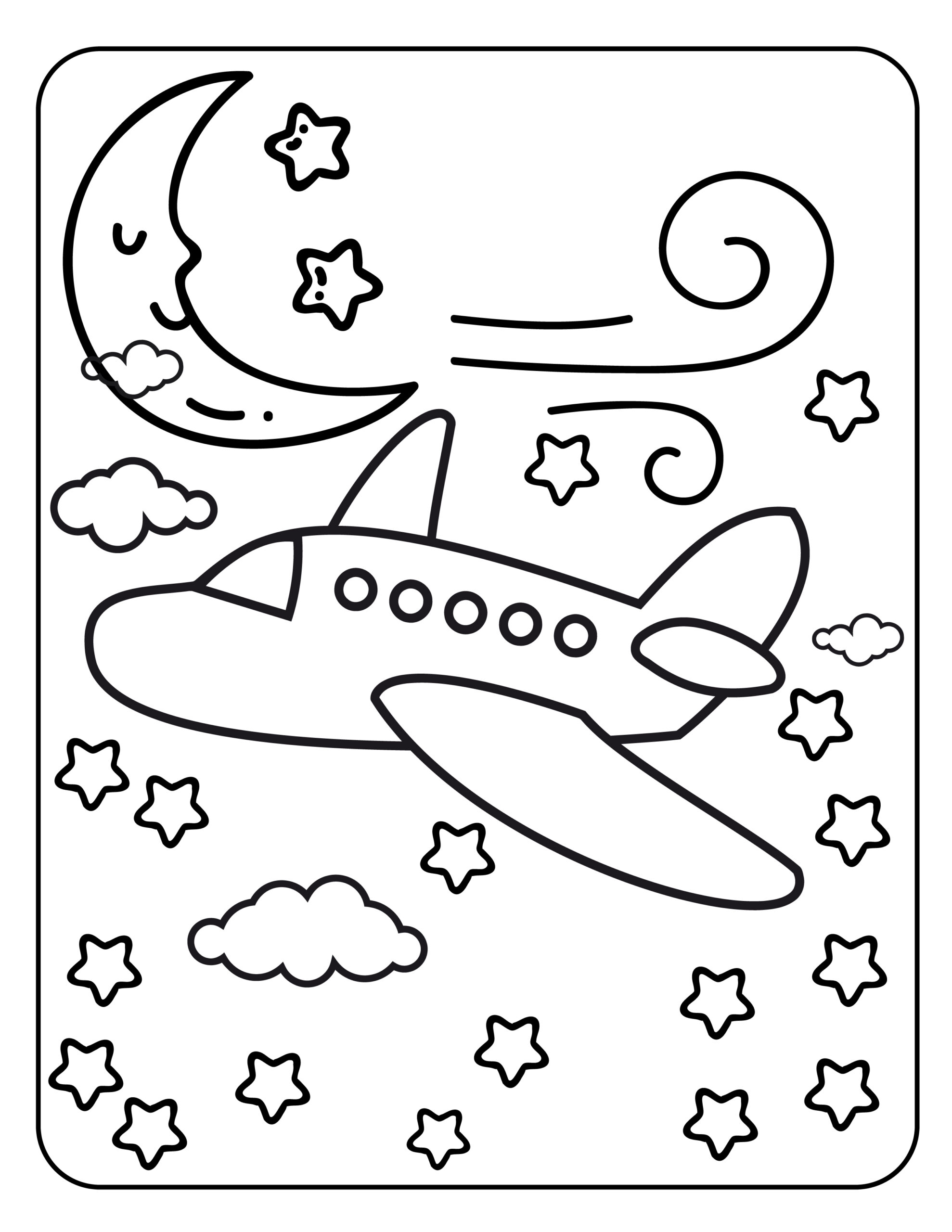Airplane Colouring Pages Volume 1