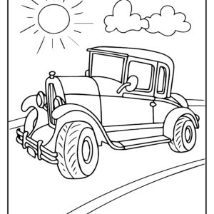 Truck Colouring Pages for Kids Volume 1