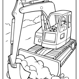 Truck Colouring Pages for Kids Volume 3