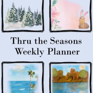 Thru Seasons Planner 2023. over 80 pages to help you through the years ahead